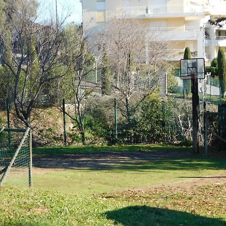 アパート Lovely One Bedroom Baie Des Combes Parking Swimming Pool アンティーブ
